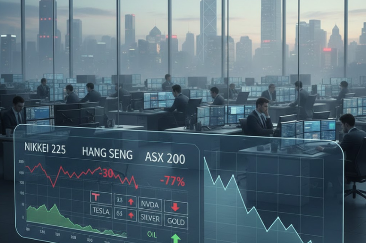 Asian stocks poised for weak as US tech losses unsettle global markets (1)