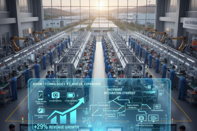 Dixon Technologies accelerates component manufacturing with ₹3,000 crore backward integration plan